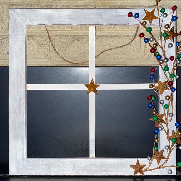 Rustic Window Frame Decor - Picture 4 of 4